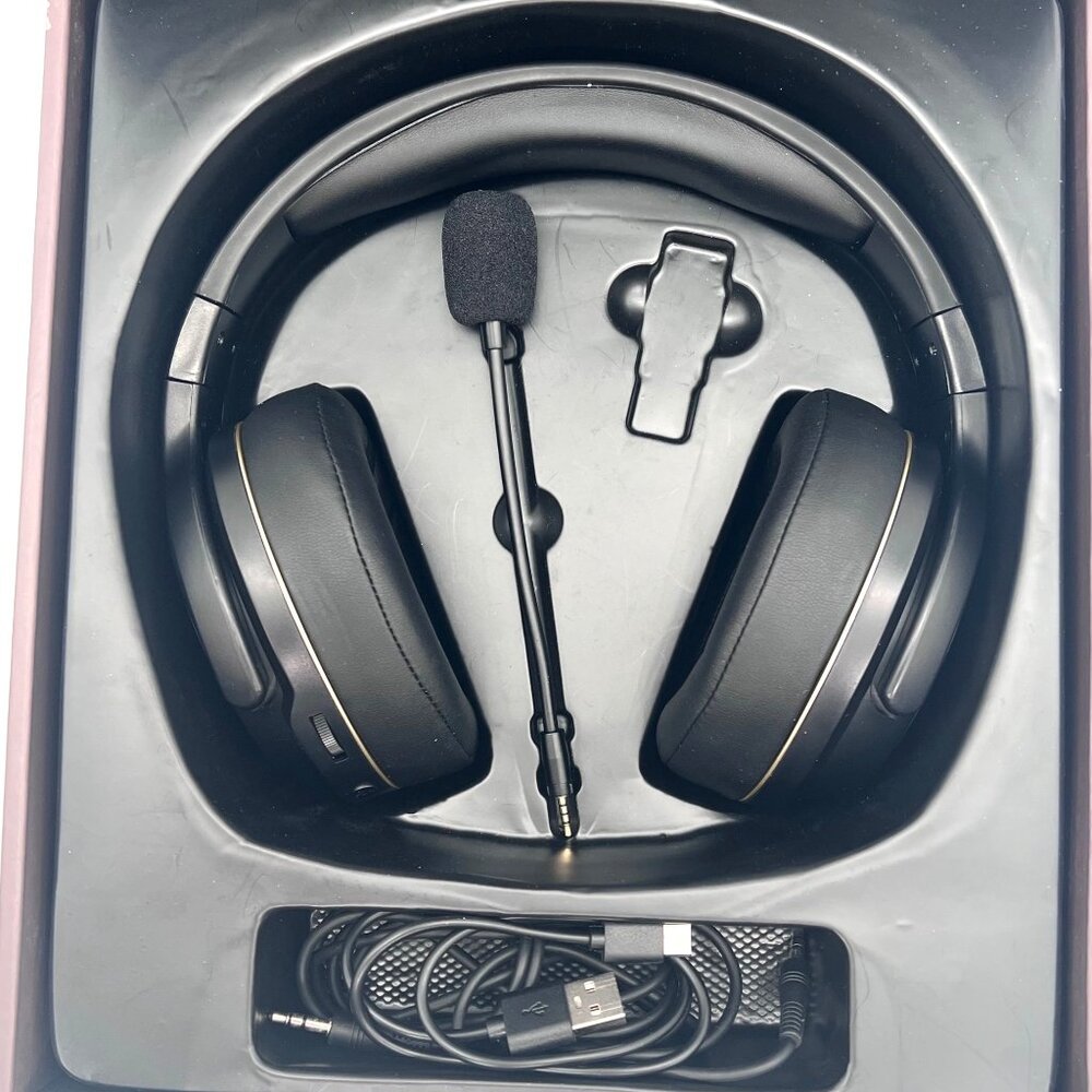 Xiberia G01 Wireless Gaming Headset With Detachable ENC Microphone MISSING USB - Picture 4 of 16